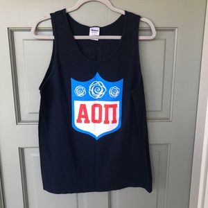 Alpha omicron pi tank top